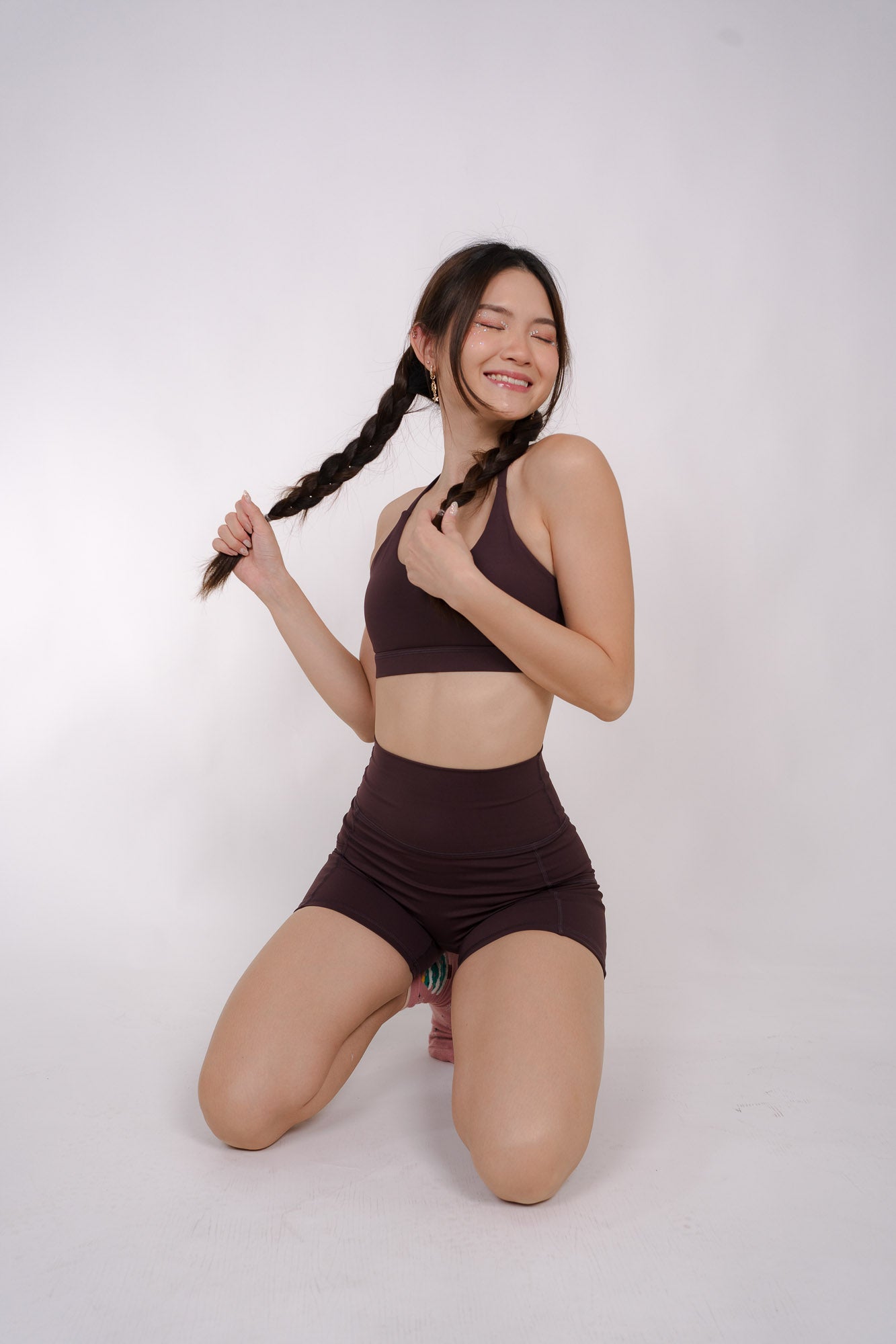 Agility Mesh II Bra in Wine