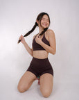 Agility Mesh II Bra in Wine