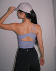 Stretch Toga Midline Bra in Periwinkle