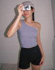 Stretch Toga Midline Bra in Periwinkle