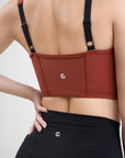 Prosperity Corset Midline Bra in Red