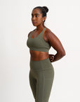Strong Bra in Forest Green