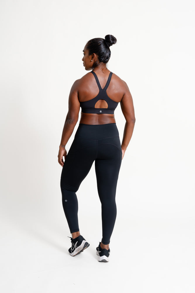 Strong Leggings in Black (24.5" inseam)