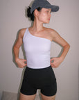 Stretch Toga Midline Bra in White