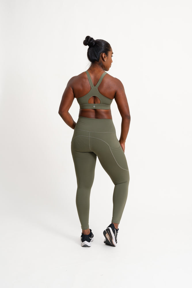 Strong Leggings in Forest Green (24.5" inseam)