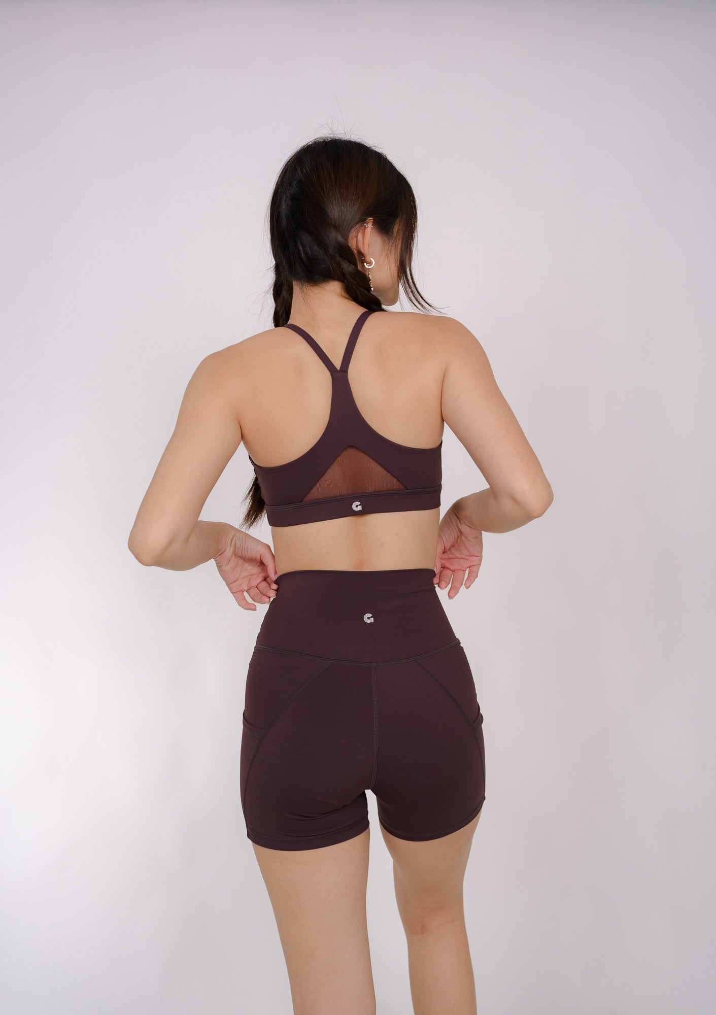 Agility Mesh II Bra in Wine