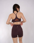 Agility Mesh II Bra in Wine