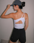 Stretch Toga Midline Bra in White
