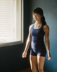 Movement Midline Bra in Dark Navy