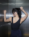 Ribbed Tank Top in Black