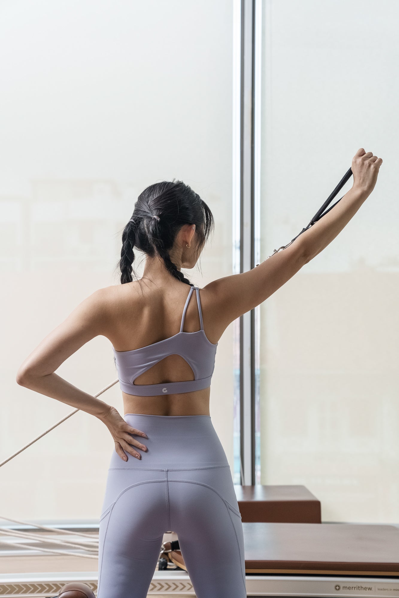 Stretch Toga Bra in Periwinkle