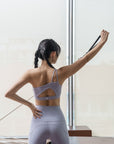 Stretch Toga Bra in Periwinkle
