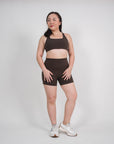 Bold Shorts in Cocoa