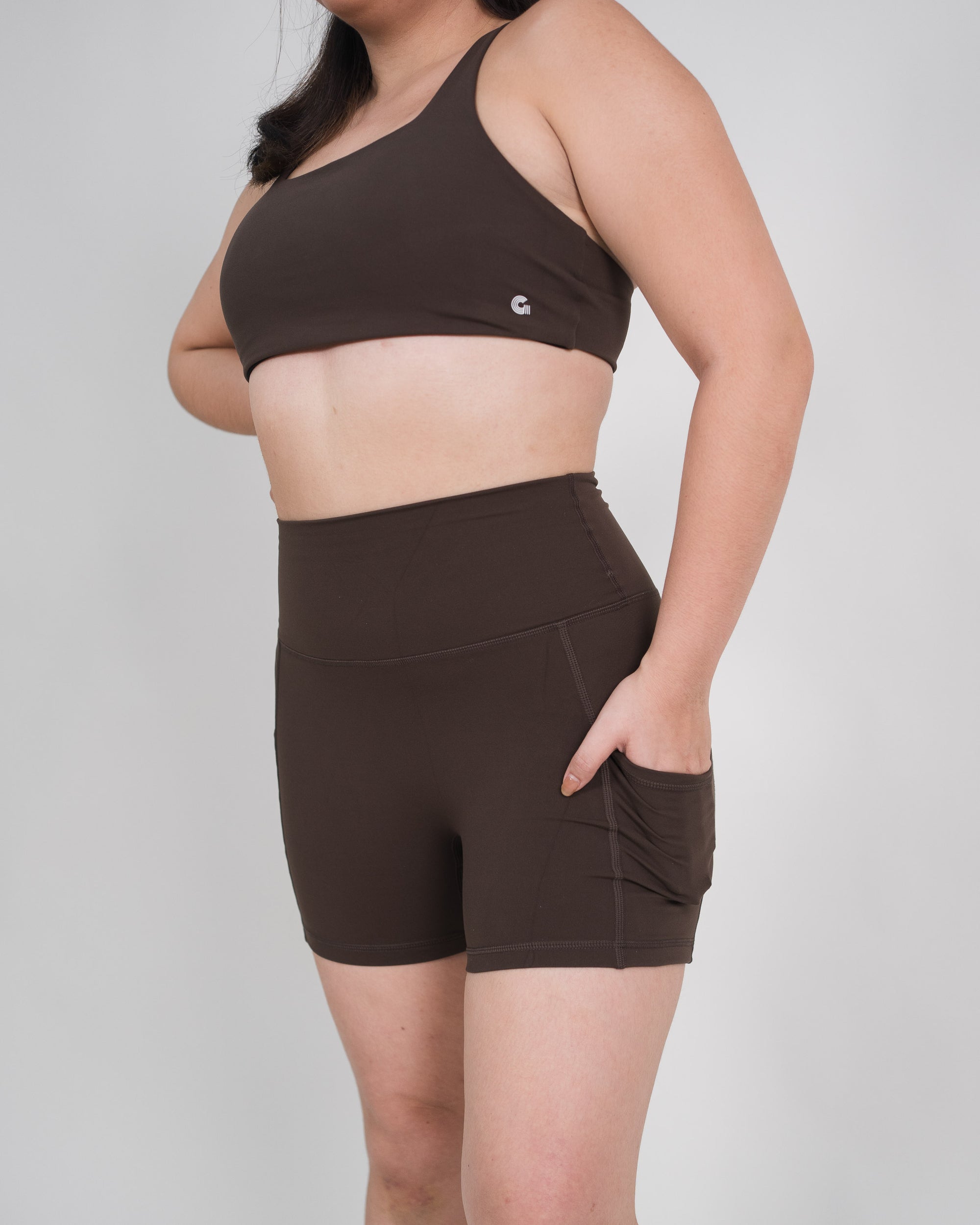 Bold Shorts in Cocoa