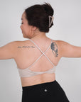 Bliss Bow Bra in Cream