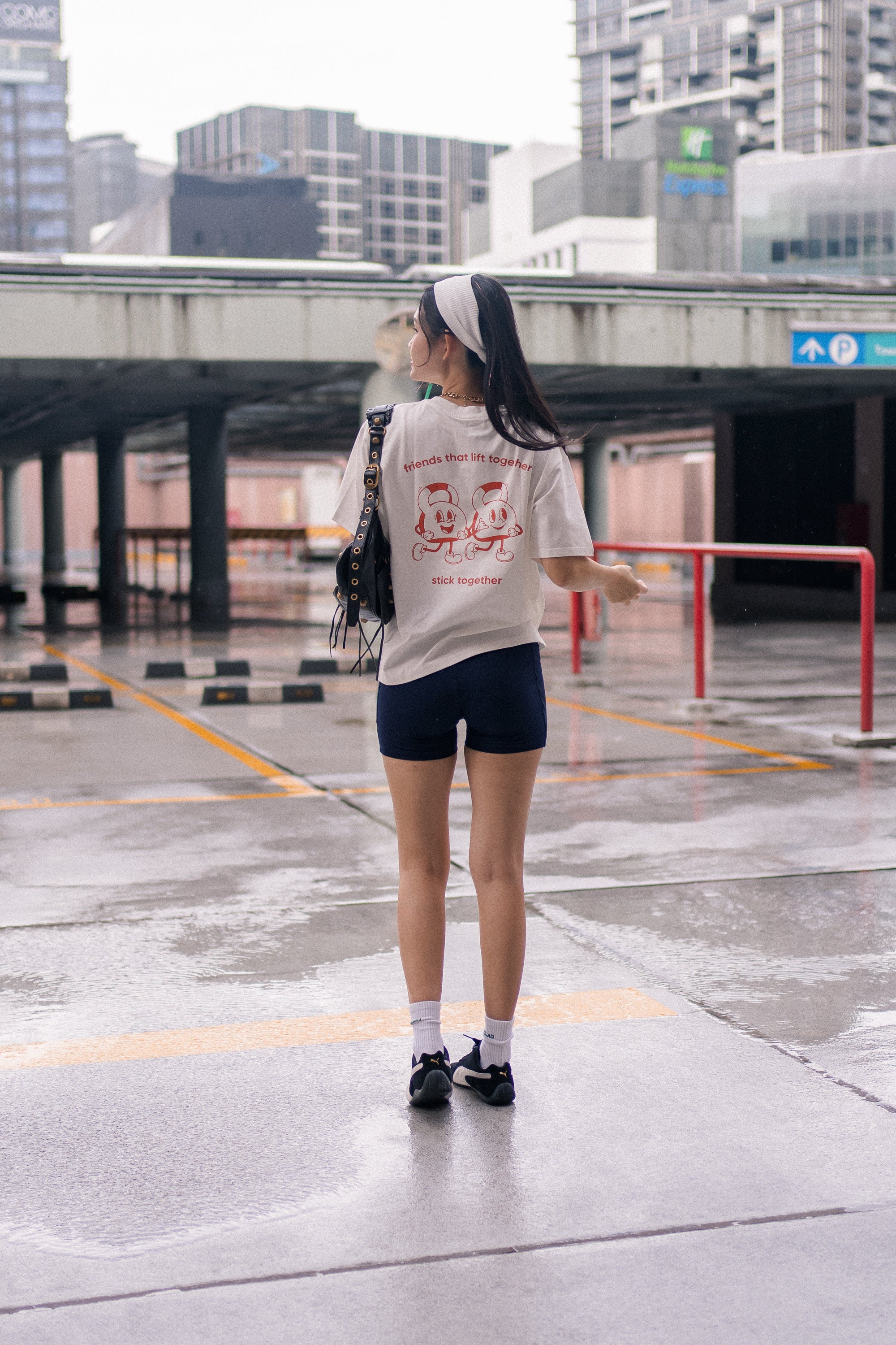 Friends That Lift Together Tee in White