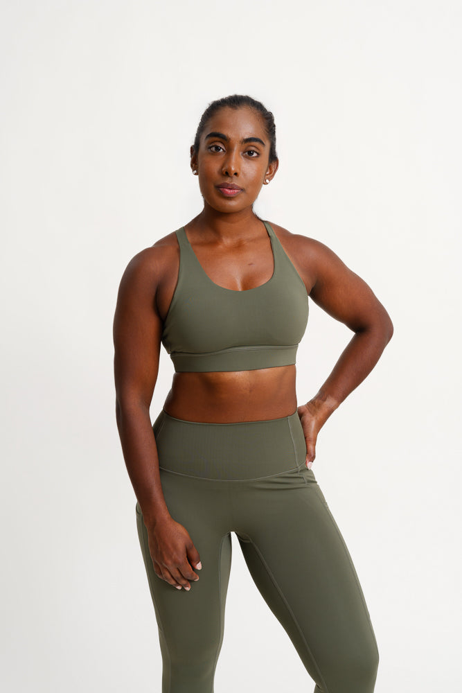Strong Bra in Forest Green