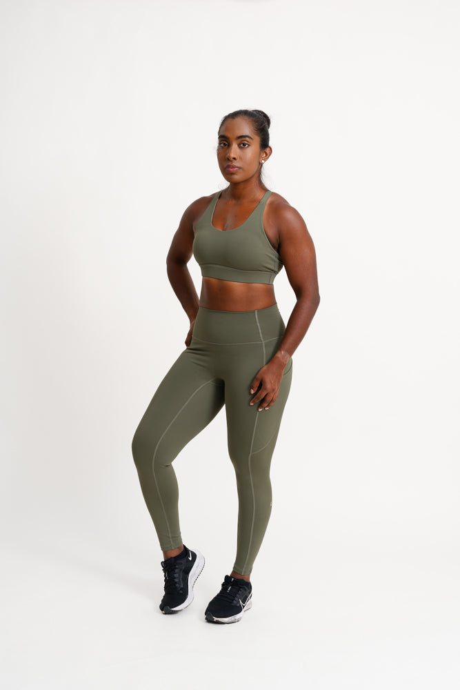 Strong Leggings in Forest Green (24.5" inseam)