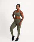 Strong Leggings in Forest Green (24.5" inseam)