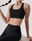 Serendipity Bra in Jet Black