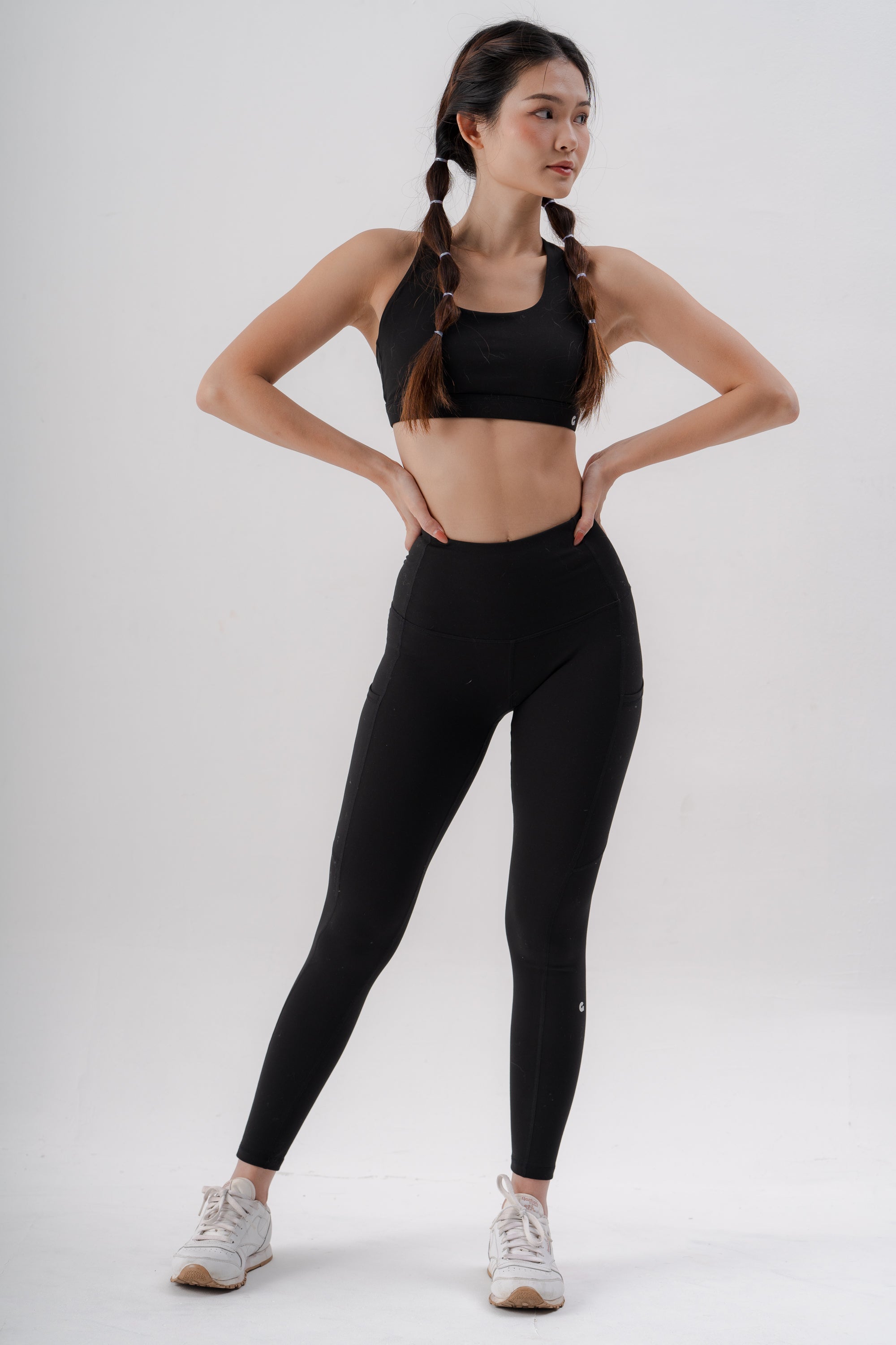 Velocity II Leggings in Jet Black (25.5” inseam)