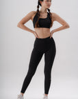 Velocity II Leggings in Jet Black (25.5” inseam)