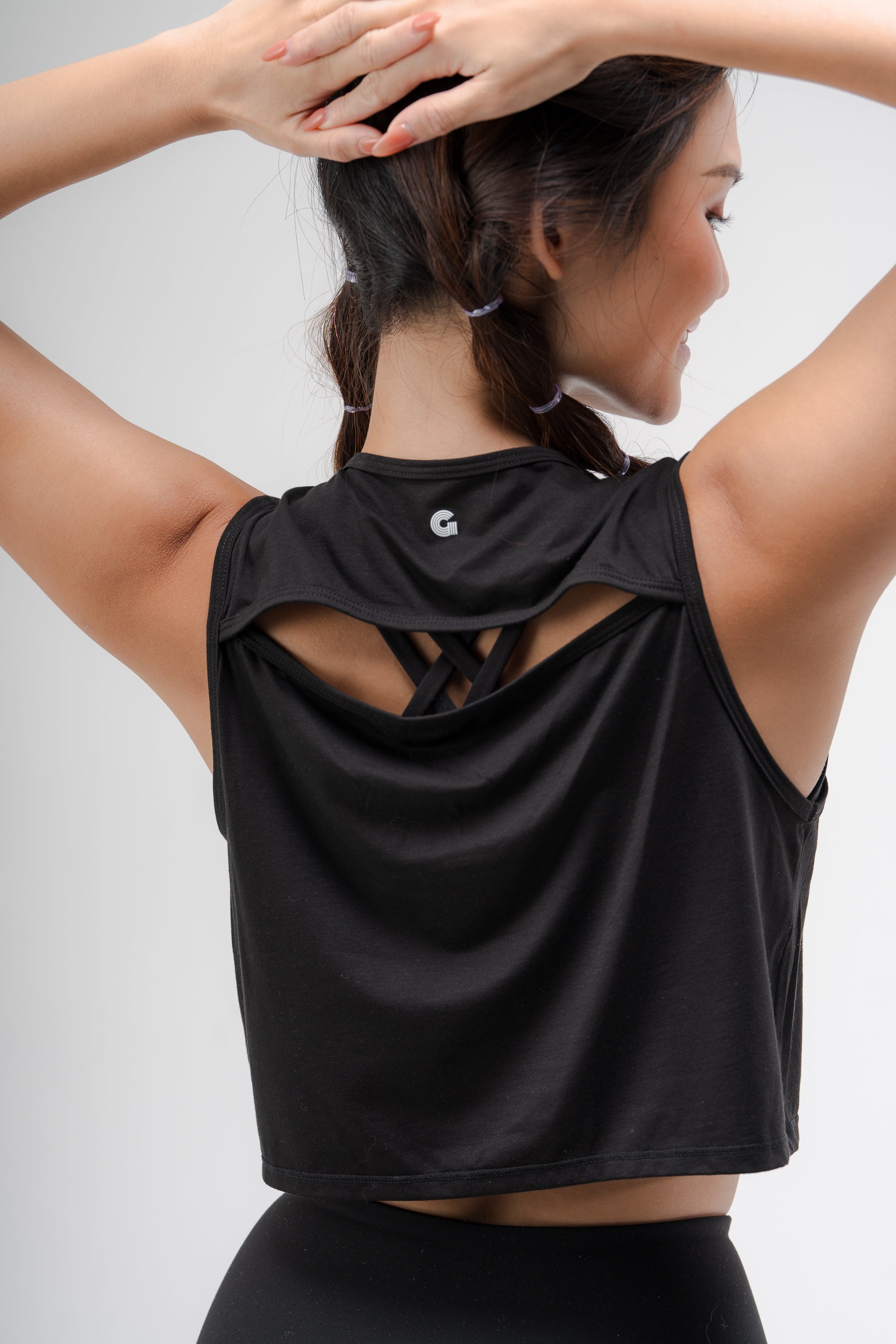 Tenacity Tank Top in Jet Black