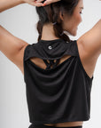 Tenacity Tank Top in Jet Black