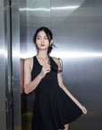 Bliss Bow Dress in Black