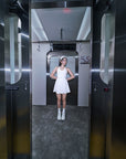 Bliss Bow Dress in White