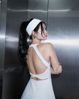 Bliss Bow Dress in White