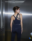 Y-Back Tank Top in Dark Navy