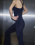Y-Back Tank Top in Dark Navy