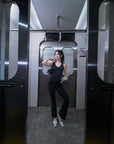 High Rise Flared Pants in Black