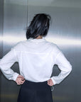 Lightweight Zipper Jacket in White