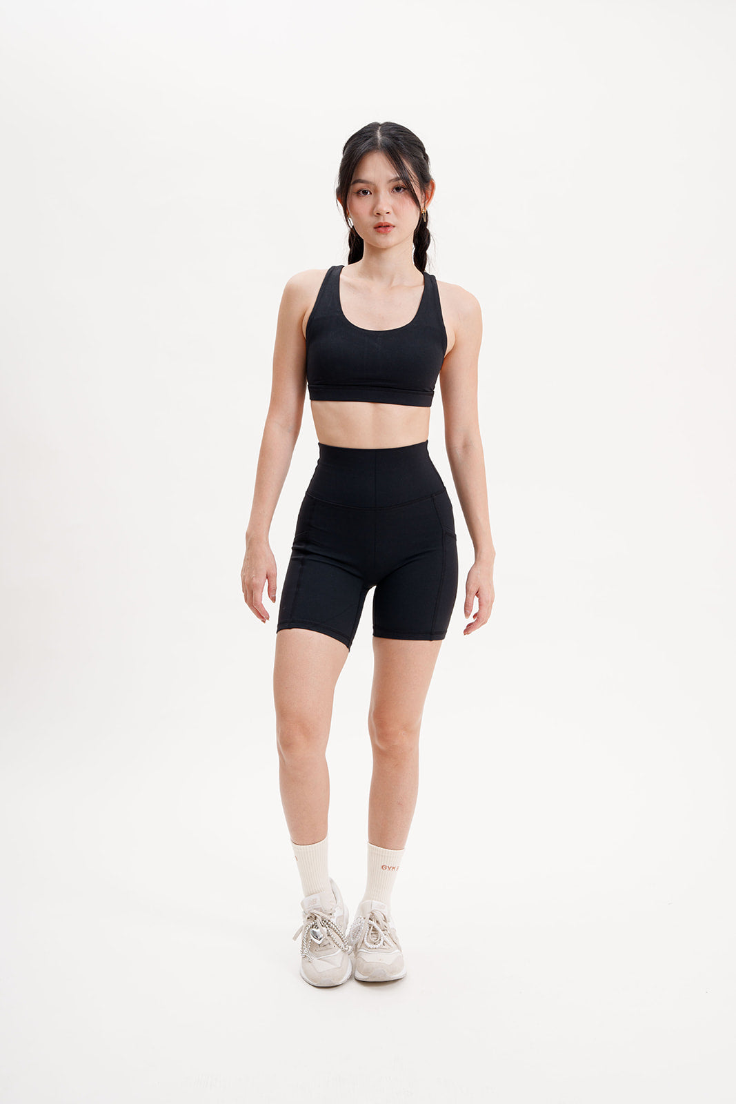 Empower Biker Shorts in Black (inseam 6")