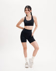 Empower Biker Shorts in Black (inseam 6")