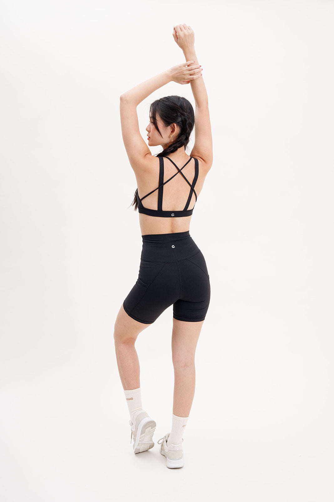 Empower Biker Shorts in Black (inseam 6")