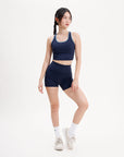 Movement Midline Bra in Dark Navy