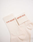 Gym Squad Everyday Crew Socks in Beige