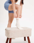 Gym Squad Everyday Crew Socks in Beige