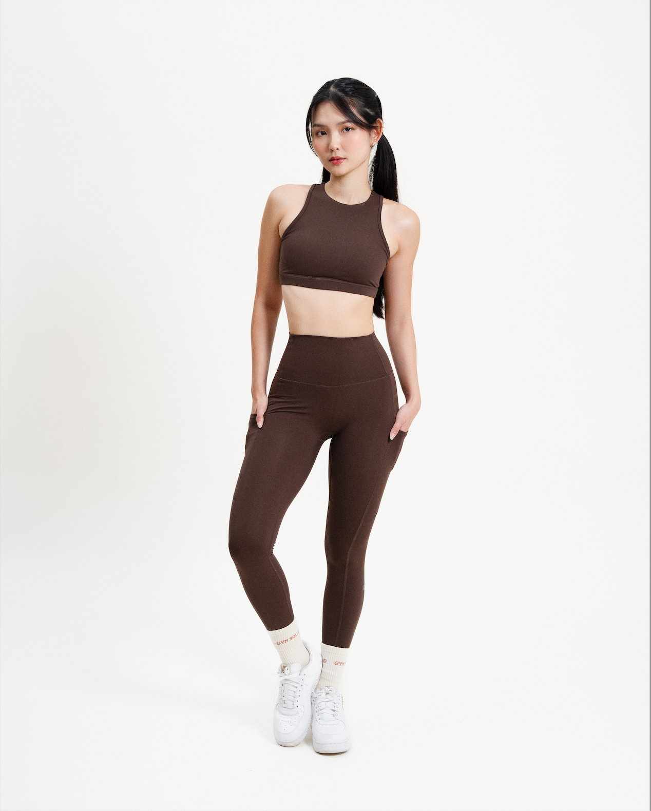 Impact Leggings in Cocoa (24.5 inches inseam)