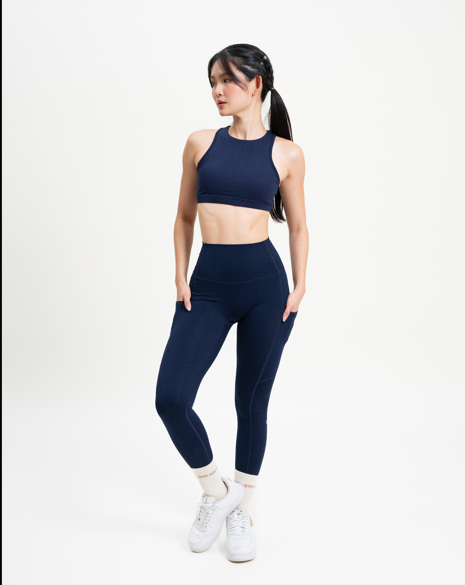 Impact Leggings in Dark Navy (24.5" inseam)