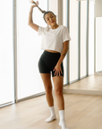 Everyday Cropped Tee in White