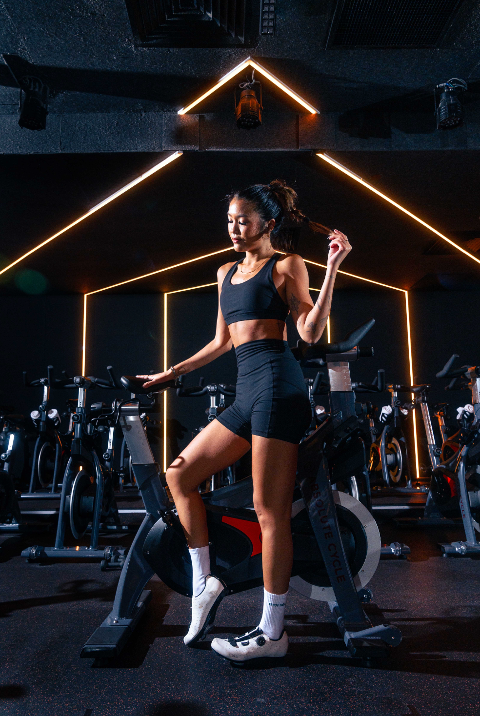 Empower Biker Shorts in Black (inseam 6")