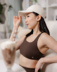 Bliss Bow Bra in Cocoa