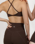 Bliss Bow Bra in Cocoa