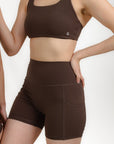 Bold Shorts in Cocoa