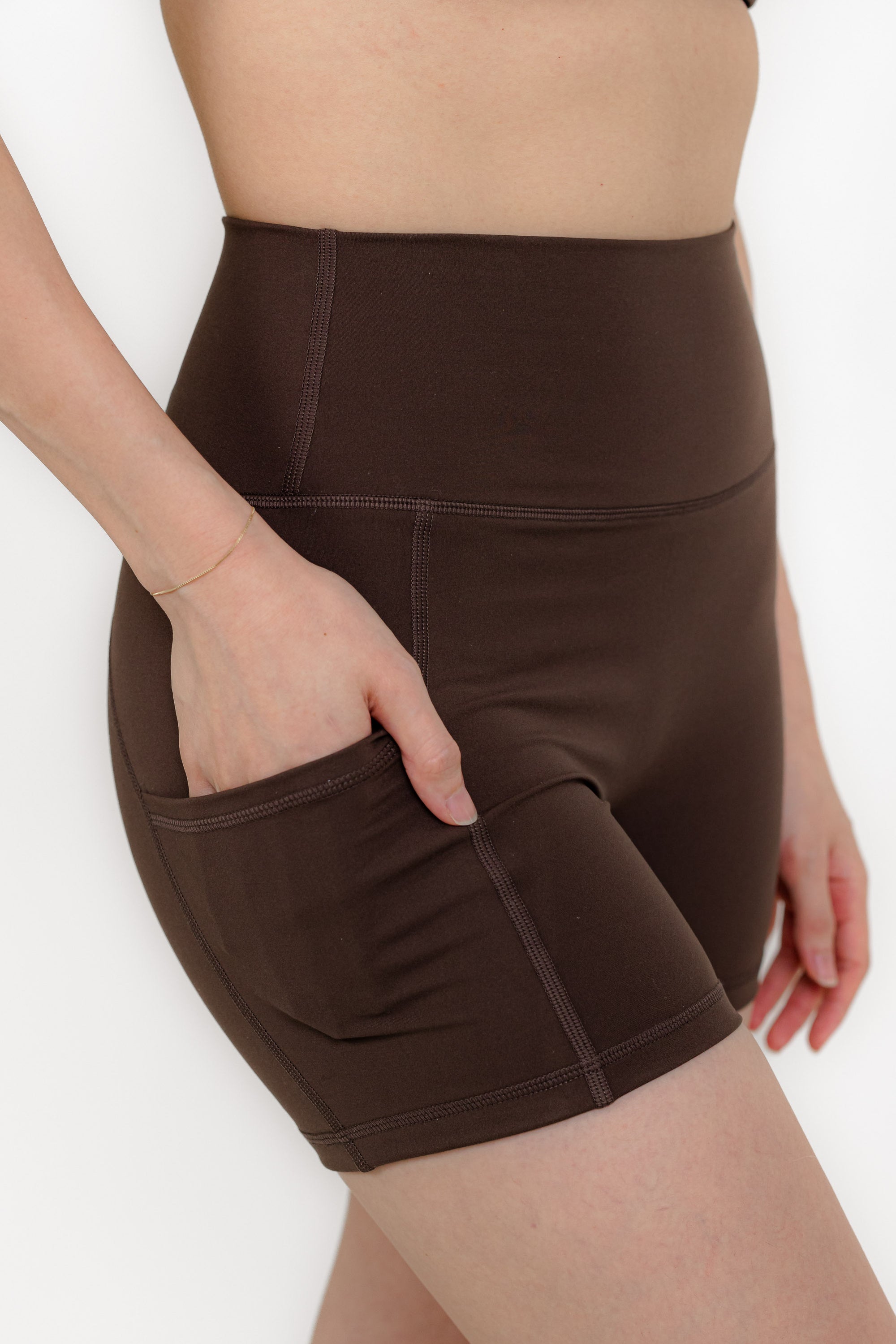 Bold Shorts in Cocoa