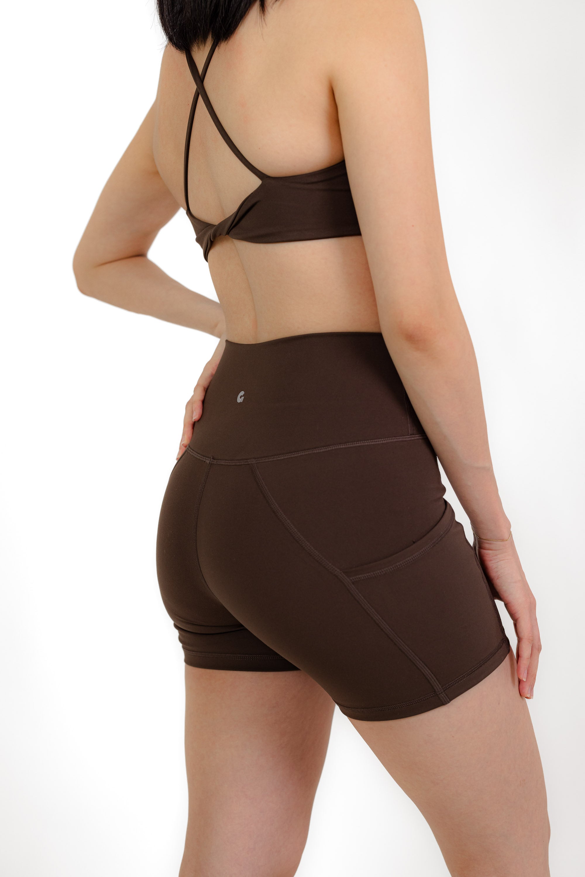 Bold Shorts in Cocoa